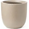 Image de Pot de fleur boule - CAPI EUROPE - WASTE SMOOTH NL - 35 x 34 cm - Terrazzo beige