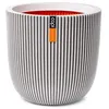 Image de Pot de fleur boule - CAPI EUROPE - GROOVE NL - 43 x 41 cm - Ivoire