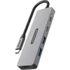 Image de Sitecom CN-5502 (USB-C, 5 ports), Station d’accueil + hub USB, Gris