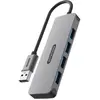 Image de Sitecom CN-5005 Hub USB-A vers 4x USB-C (USB-A, 4 ports), Station d’accueil + hub USB, Gris