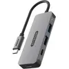 Image de Sitecom CN-5010 USB-C vers 2x USB-A+2x USB-CHUB (USB-C, 4 ports), Station d’accueil + hub USB, Gris