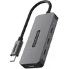 Image de Sitecom CN-5015 Hub USB-C vers 4xUSB-C 10GbpsPD (USB-C, 4 ports), Station d’accueil + hub USB, Gris