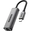 Image de Sitecom AD-1005 Adaptateur USB-C vers Ether 1 Gbit (USB-C, RJ45 Gigabit Ethernet (1x)), Adaptateur réseau, Gris