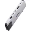 Image de Sitecom MacBook Air Multiport Hub 6 in 2 Goud (AC-2002) (USB-C, 6 ports), Station d’accueil + hub USB, Or