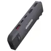 Image de Sitecom MacBook Pro Multiport Hub 6 in 2 Zwart (AC-2101) (USB-C), Station d’accueil + hub USB, Noir