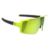 Image de BBB, Unisexe, Lunettes de sport, Chester Verre MLC vert/cadre jaune fluo (Jaune néon mat, ML vert), Jaune