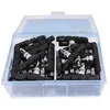 Image de Elvedes Plaquettes V-frein 72 x 15 mm 50 pièces noires