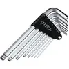 Image de PRO Bike Gear, Clé à six pans, JEU DE CLÉS MLES COUDÉES POUR VIS À SIX PANS CREUX 8 PIÈCES 2/2.5/3/4/5/6/8/10MM
