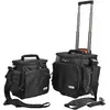Image de UDG Ultimate SlingBag Trolley Set DeLuxe, intérieur orange, Housse DJ, Noir, Orange