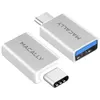 Image de Connectique Câble & adaptateur USB / FireWire Macally UCUAF2 - Pack de 2 adaptateurs USB-C vers USB-A