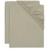 Image de Drap housse Jollein Jersey Vert 90x90 cm