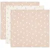 Image de Jollein, Lange + bavoir, Set de 3 serviettes Muslin 70x70 cm (70 x 70 cm)