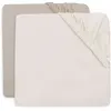 Image de Drap housse beige 75x95 cm jersey - jollein