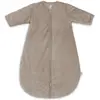 Image de Jollein, Gigoteuse, Gigoteuse avec Manches Amovible Ronde 110cm Rib - Milky Coffee (2.5 TOG, Été, Hiver, Toute l'année, 110 x 51 cm)