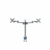 Image de Neomounts FPMA-D935D - Kit de montage - pleine action - pour 2 écrans LCD - argent - Taille d'écran : 10"-27" - pinces montables, montrable sur bureau