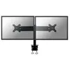 Image de Neomounts FPMA-D700D - Kit de montage - pleine action - pour 2 écrans LCD - noir - Taille d'écran : 19"-30" - pinces montables, montrable sur bureau