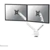 Image de Neomounts Support de table duo 100x100 9kg/17-32"/blanc/entièrement mobile (Tables, 32", 9 kg), Support de moniteur, Blanc