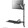 Image de Neomounts Support mural écran + clavier 17-32"/100x100/entièrement mobile (Mur, 32", 9 kg), Support de moniteur, Noir