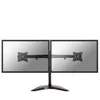 Image de Neomounts NM-D335DBLACK x2 Support de table pour écran 25,4 cm (10) - 68,6 cm (27) noir inclinable, mobile