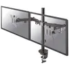 Image de Neomounts FPMA-D550D - Kit de montage - pleine action - pour 2 écrans LCD - acier - noir - Taille d'écran : 10"-32" - pinces montables, oeillet, montrable sur bureau