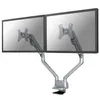 Image de Neomounts FPMA-D750D - Kit de montage - pleine action - pour 2 écrans LCD - argent - Taille d'écran : 10"-32" - pinces montables, oeillet, montrable sur bureau