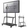 Image de Neomounts TV-Trolley NS-M4000BLACK Schwarz (150 kg), Pied TV, Noir