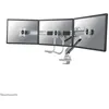 Image de Neomounts NM-D775DX3 - Kit de montage - pleine action - pour 3 écrans LCD - argent - Taille d'écran : 17"-24" - pinces montables, oeillet, montrable sur bureau