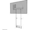 Image de Neomounts Support mural motorisé avec boîte de rangement de 10 cm et roues VESA 100x100 jusqu'à 800x600 (110 kg, 37" - 100"), Pied TV, Blanc