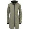 Image de Agu, Femmes, Vestes de pluie, Long Bomber Regenjas Urban Outdoor Dames - Groen - L, Vert, (L)