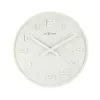 Image de NeXtime NE-3096WI Horloge murale Dia. 35 Cm,   Bois, Blanc, 'Bois Bois Moyen'