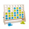 Image de BS Toys Quatre dans une rangée XL jeu de plateau en bois 57 cm