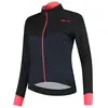 Image de Rogelli, Femmes, Veste de cyclisme, CONTENTA women's jacket black and pink S (S), Pink, S