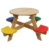 Image de AXI Table Picnic UFO ronde Arc en ciel 20x120x56 cm