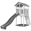 Image de AXI Structure de jeu Beach Tower Blanc Gris avec toboggan Gris