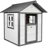 Image de AXI Cabane Lodge en bois Blanc gris