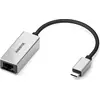 Image de Marmitek Adapter Connect USB-C > Ethernet (USB-C), Adaptateur réseau, Noir, Argent