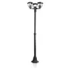 Image de Philips - 53853016 - Lampadaire d'extérieur Creek à 3 têtes 3 x 60 W