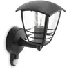 Image de Applique murale Philips myGarden Creek E27 Lumière blanche et chaude Noire