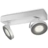 Image de Philips myLiving Plafonnier LED Clockwork 2x4,5 W Argenté 531724816