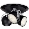 Image de Philips myLiving Plafonnier LED Dyna 3 x 3 W Noir 532333016