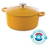 Image de BK Cookware H6075.528 Nature BK Bourgogne Cocotte en Fonte - Ronde - 28 cm - 6.7L - Revetement emaille - Couvercle avec Anneaux