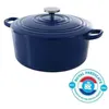 Image de BK Cookware H6074.528 BK Bourgogne Cocotte en Fonte - Ronde - 28 cm - 6.7L - Revetement emaille - Couvercle avec Anneaux