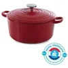 Image de BK Cookware H6072.524 BK Bourgogne Cocotte en Fonte - Ronde - 24 cm - 4.2L - Revetement emaille - Couvercle avec Anneaux