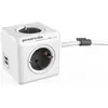 Image de Allocacoc, Multiprise, PowerCube Extended, unité de distribution d'énergie avec ports USB, 4 prises, 1.5m, blanc/gris (4x, CEE 7/3, CEE 7/4, CEE 7/7, PECO 7/5, Type 13, 1.50 m)