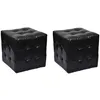 Image de Tabourets cube Noir