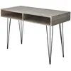Image de Bureau avec 2 compartiments Gris