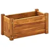 Image de Lit surélevé de jardin Bois d acacia 50x25x25 cm