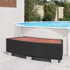 Image de vidaXL Spatrap 92x45x25 cm poly rattan zwart42700