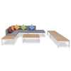 Image de Ensembles de chaises. canapes et tables de jardin vidaxl 7 personnes 5 pieces 66 x 100 x 65 cm