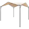 Image de vidaXL Prieel 4x4 m staal beige43167